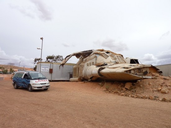 Wicked campervan in Coober Pedy