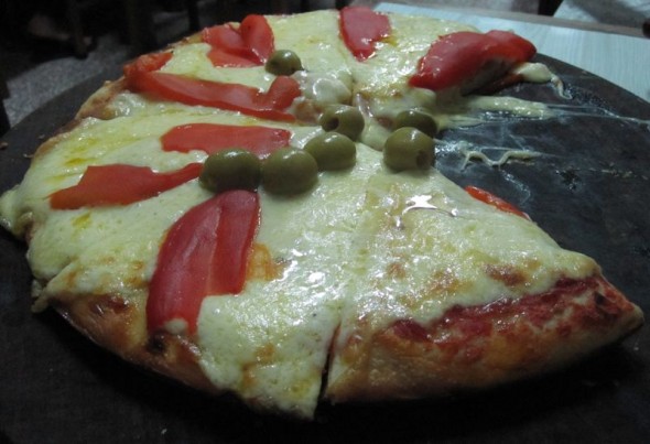 Pizza from El Cuartito