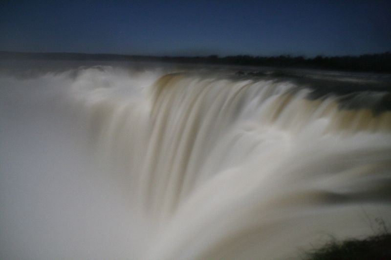 Iguazu Falls by Moonlight
