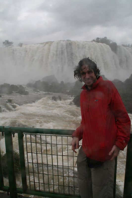 Simon at Iguazu Falls