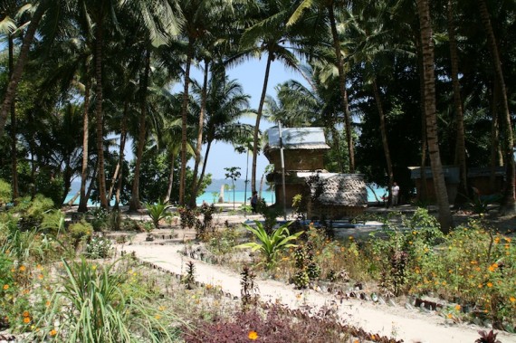 View from our beach hut, Havelock Island