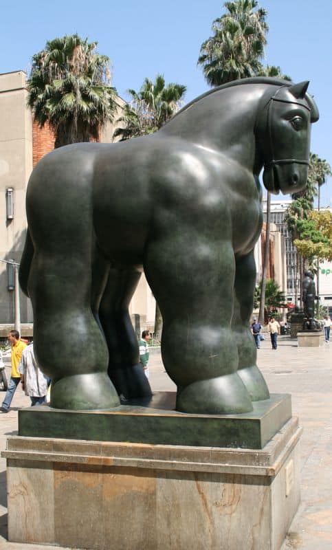 Botero horse sculpture, Medellin