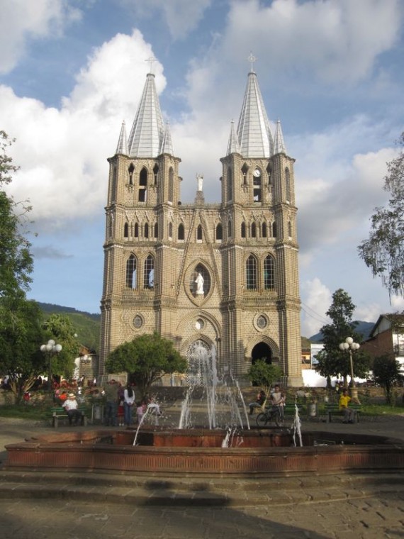 Church in Jardin's plaza Church in Jardin's plaza