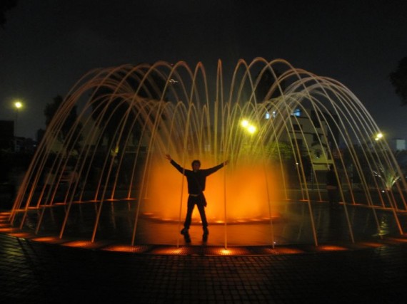 Fountain at Circuito Magico del Agua, Lima, Peru Fountain at Circuito Magico del Agua, Lima, Peru