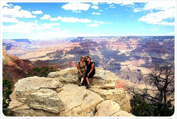 Globetrottergirls at the Grand Canyon