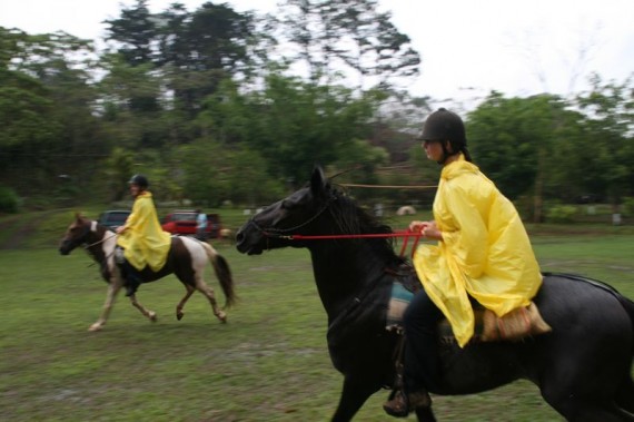 Victory lap after Costa Rica cabalgata Victory lap after Costa Rica cabalgata