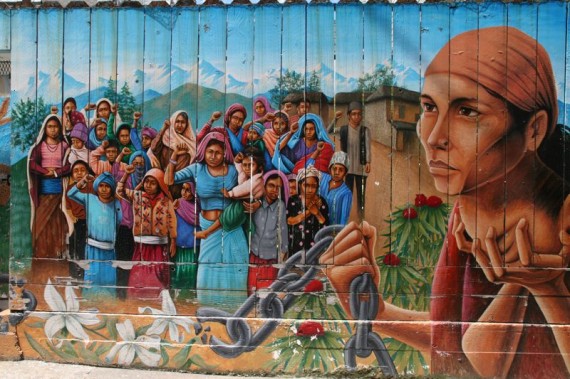 Mural on Balmy Street, San Francisco Mural on Balmy Street, San Francisco