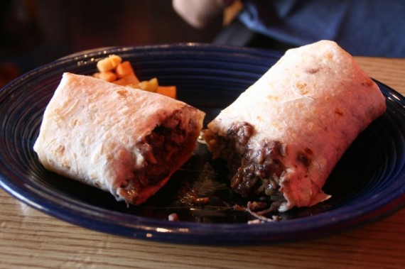 Burrito at Papalote, The Mission Burrito at Papalote, The Mission