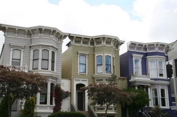 Colourful Houses, The Mission, San Francisco Colourful Houses, The Mission, San Francisco