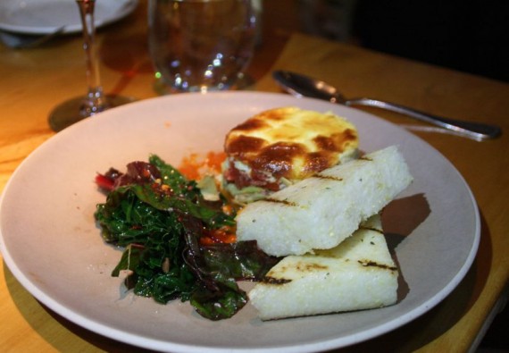 Gourmet vegetarian at Greens restaurant, San Francisco Gourmet vegetarian at Greens restaurant, San Francisco