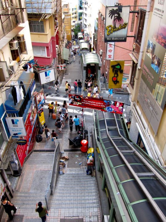 Central to Midlevels Escalator, Hong Kong