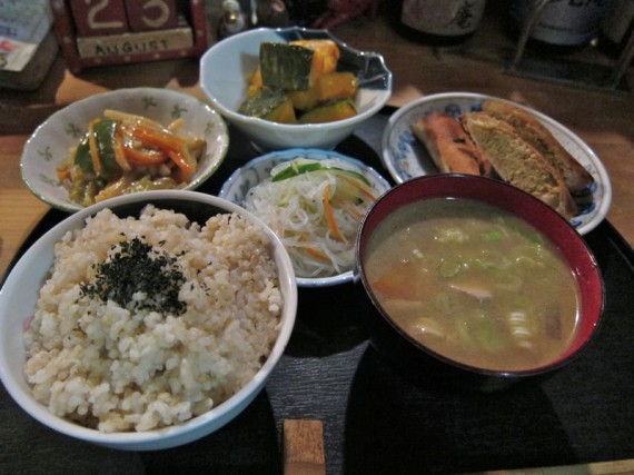 Vegetarian meal at Mikoan, Kyoto Vegetarian meal at Mikoan, Kyoto