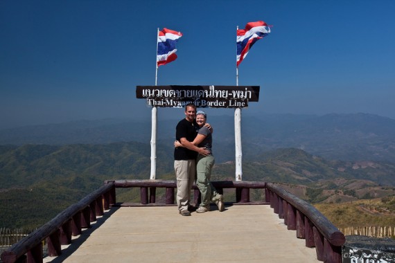 Dave & Deb at the Thailand-Myanmar Border Dave & Deb at the Thailand-Myanmar Border