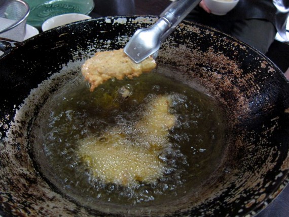 Deep fried banana Deep fried banana