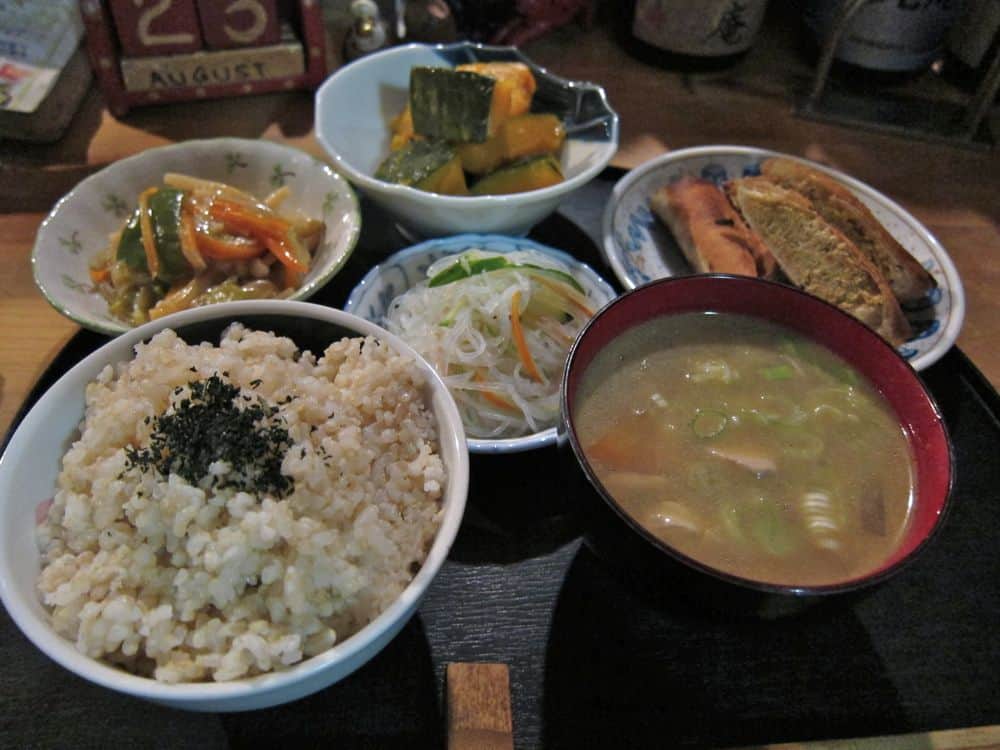 Set dinner at Mikoan, Kyoto