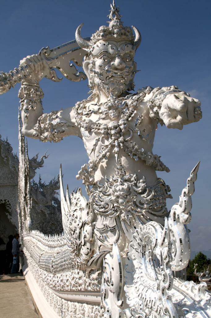 Death statue, White Temple, Chiang Rai
