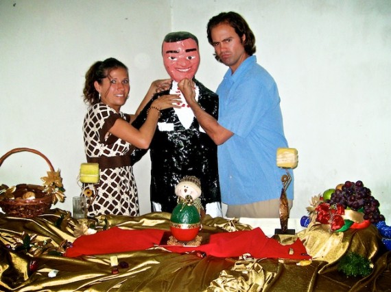 Jason and Aracely on New Year's Eve in Chone, Ecuador Jason and Aracely on New Year's Eve in Chone, Ecuador
