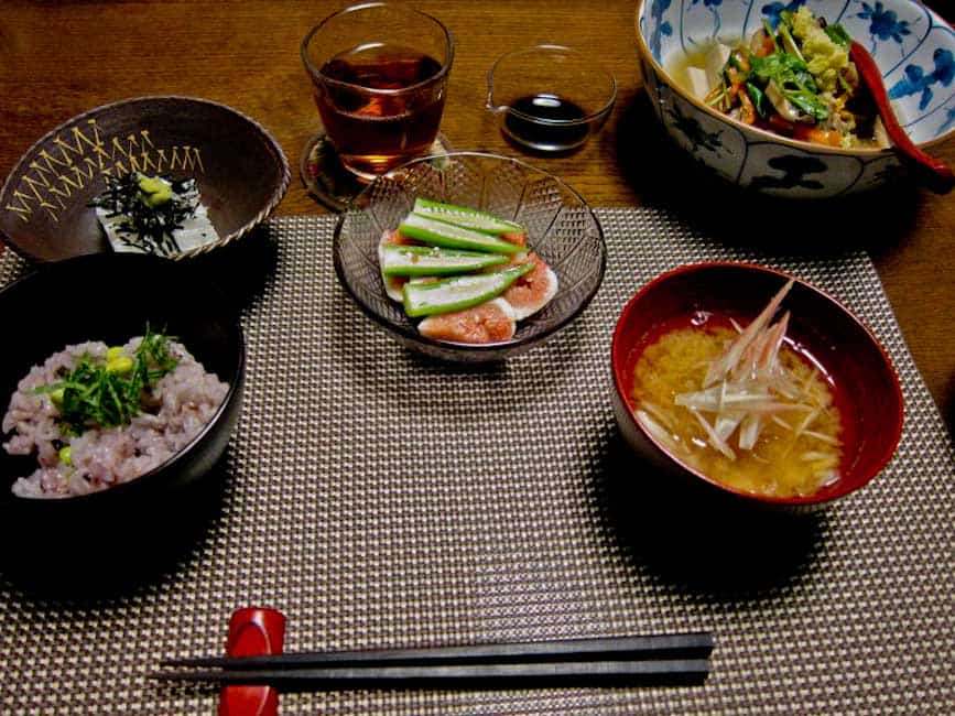 Meal at Uzuki Cooking Class, Kyoto