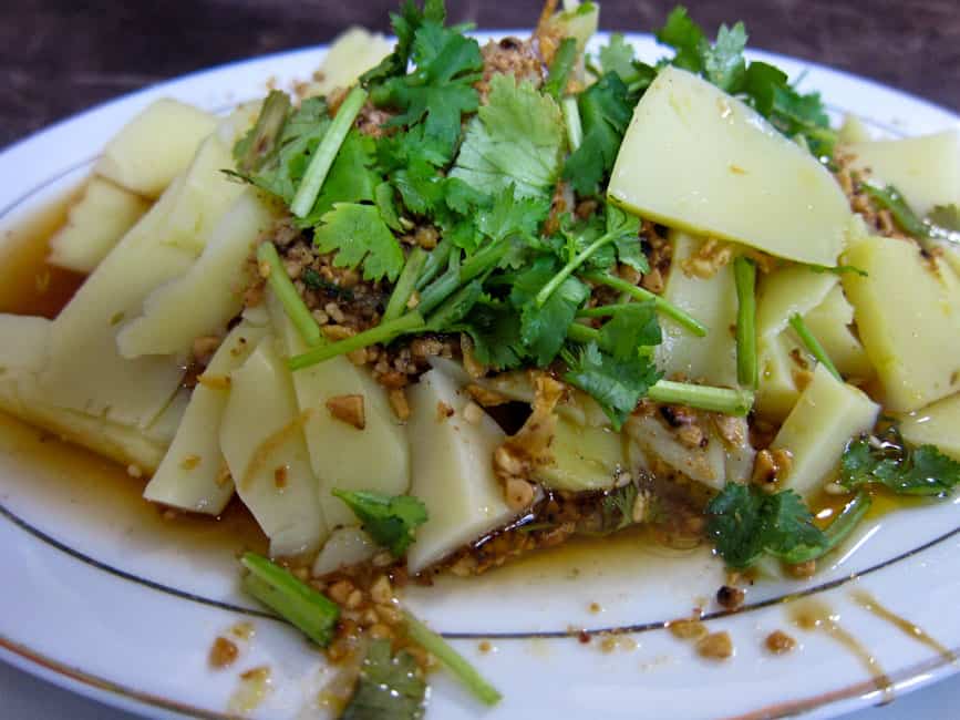 Shan tofu salad