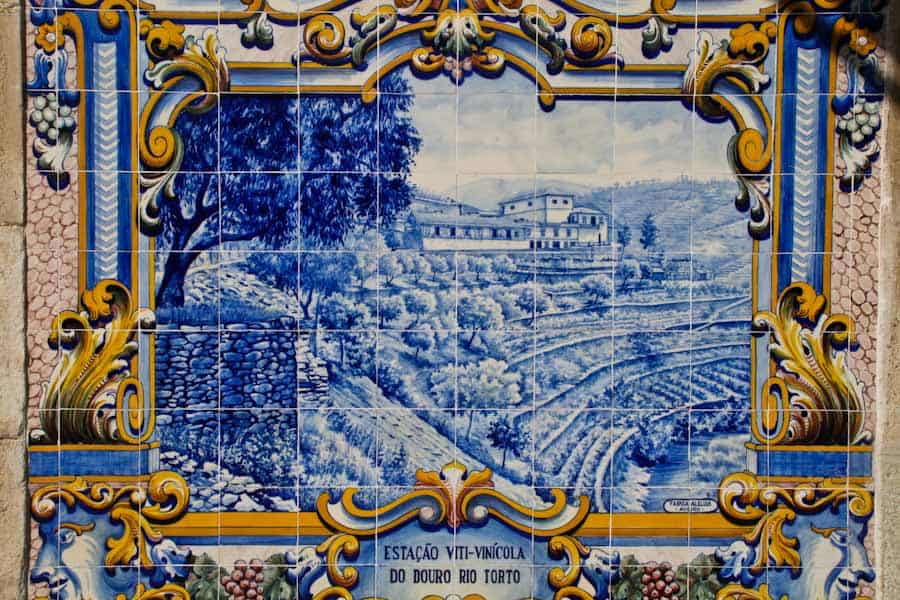 Pinhao train station tile, Douro Valley 25