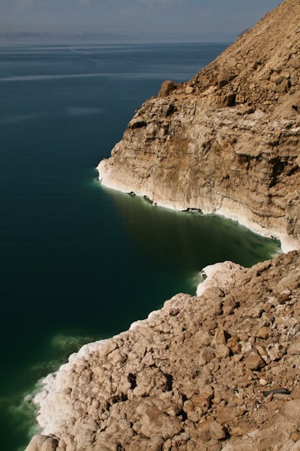 Dead Sea, Jordan from above