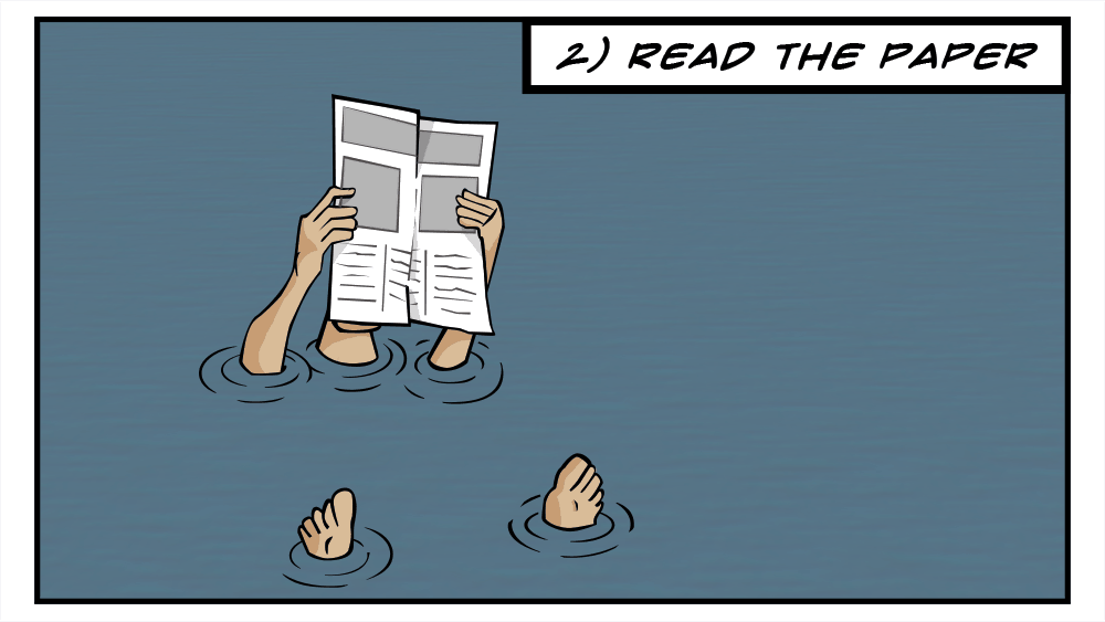 Reading the Paper in the Dead Sea