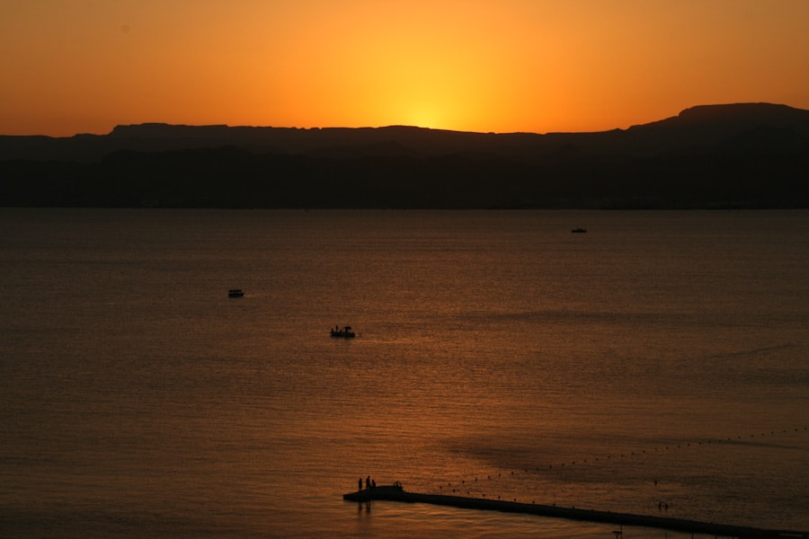 Sunset from Kempinski Aqaba balcony