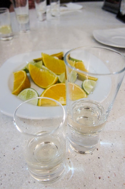 Tequila and mezcal glasses