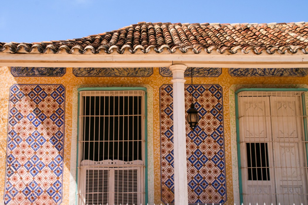 Trinidad, Cuba tiled house