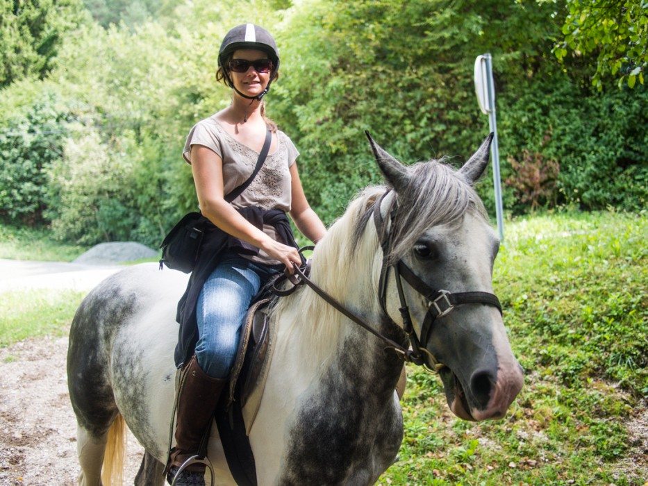 Horse riding near Lake Bled, Slovenia