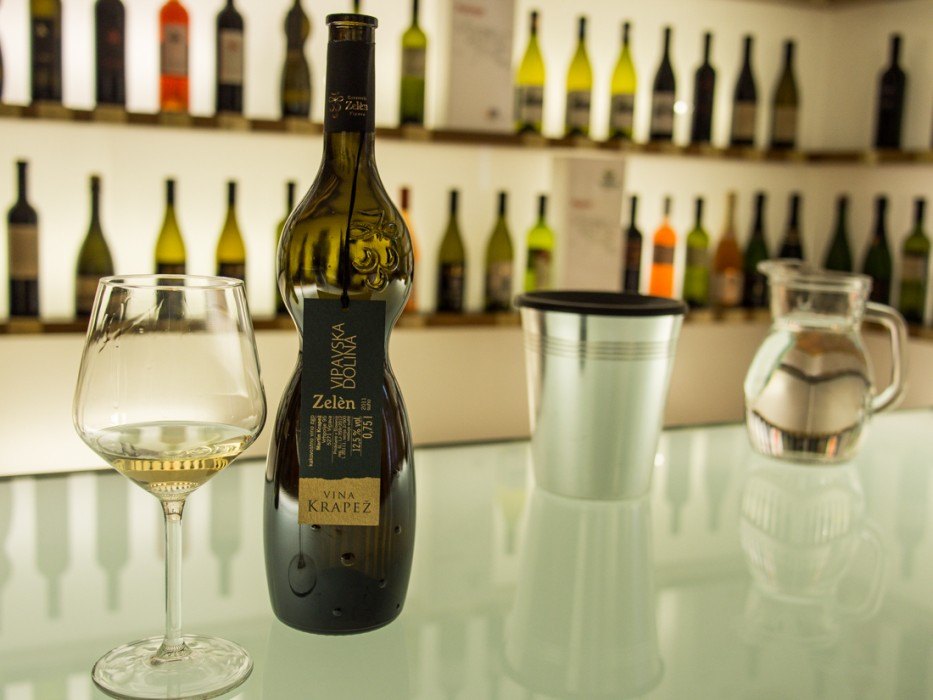 Zelen wine, Vinoteka, Vipava