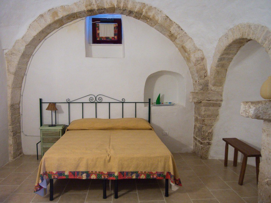 Our trulli room at Masseria Ferri