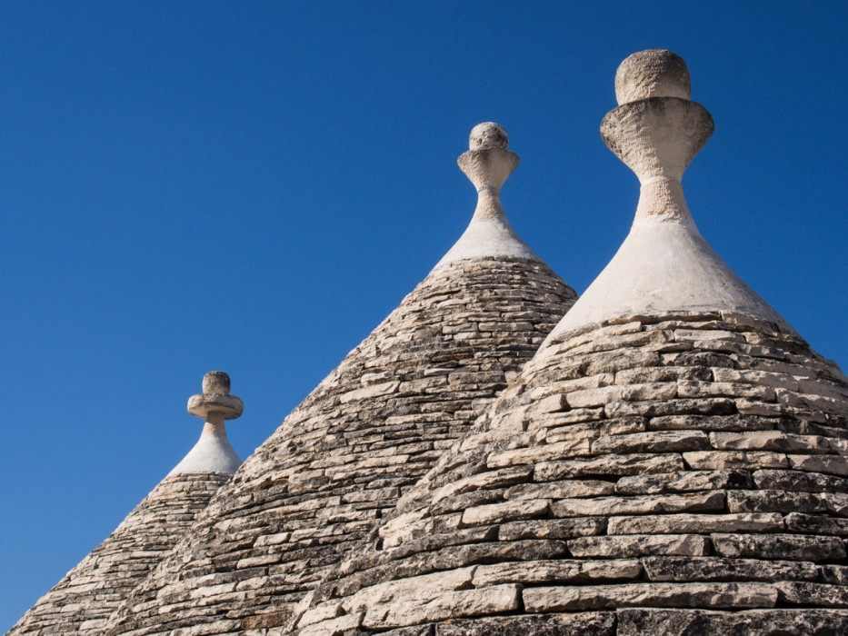Alberobello trulli roof, Puglia