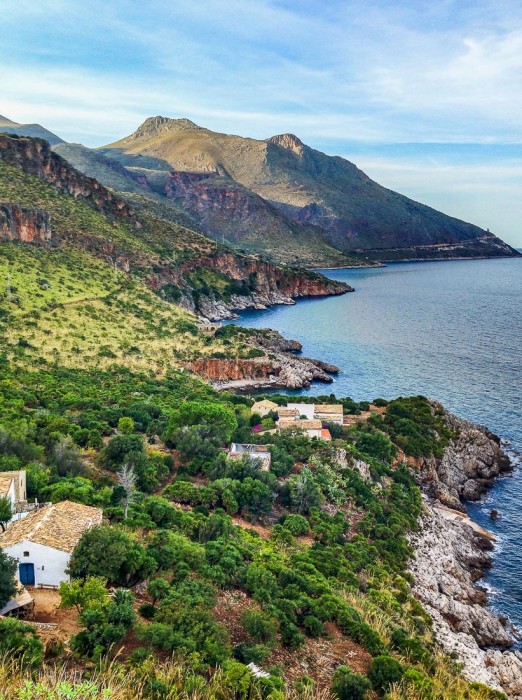 Views on the coastal walk at Lo Zingaro, Sicily, Italy