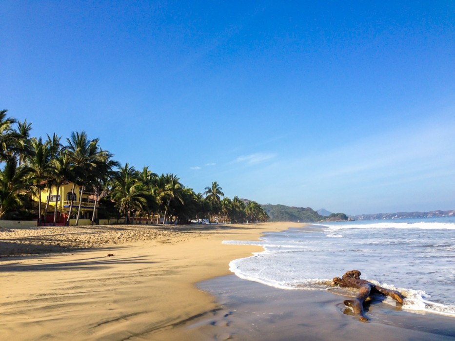 Running while travelling -San Pancho, Mexico