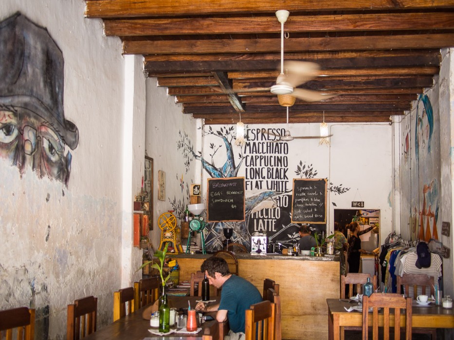 The cool Cafe Espresso, Kampot, Cambodia