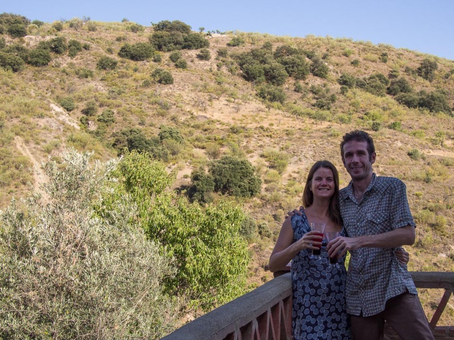 Celebrating our 15th anniversary on the terrace