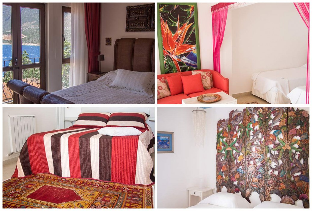 Villa Kibele bedrooms