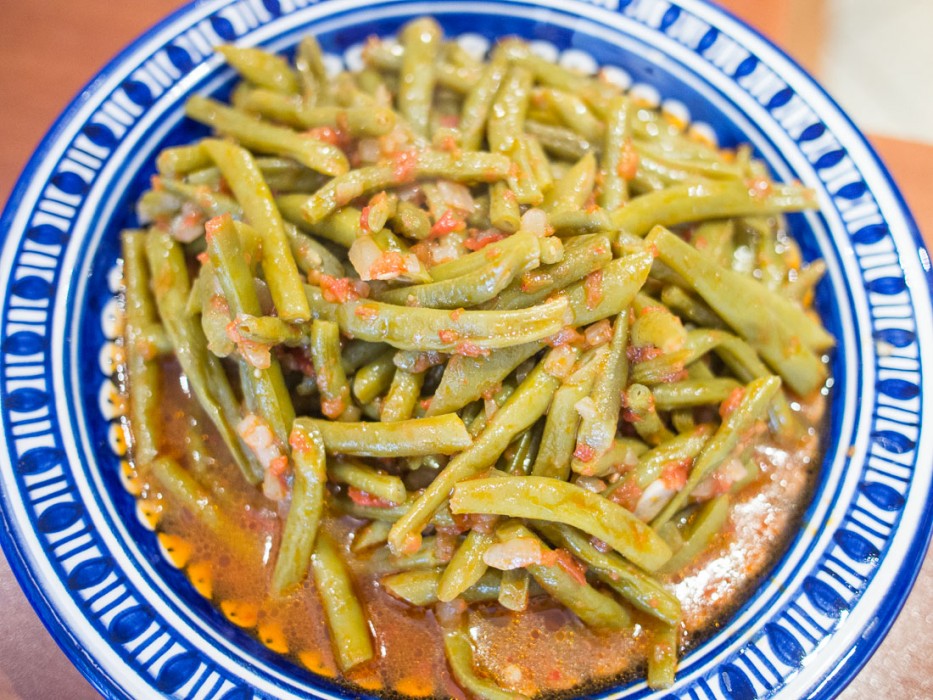 Zeytinyağlı Taze Fasulye (green beans): vegetarian food in Turkey