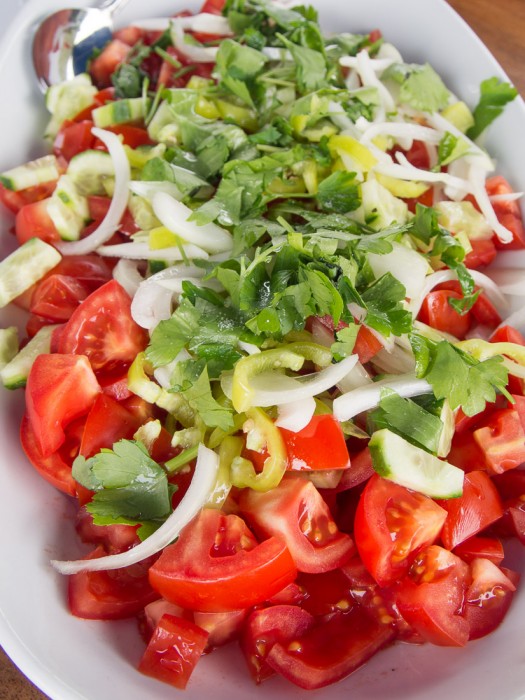 Çoban Salatası: vegetarian in Turkey