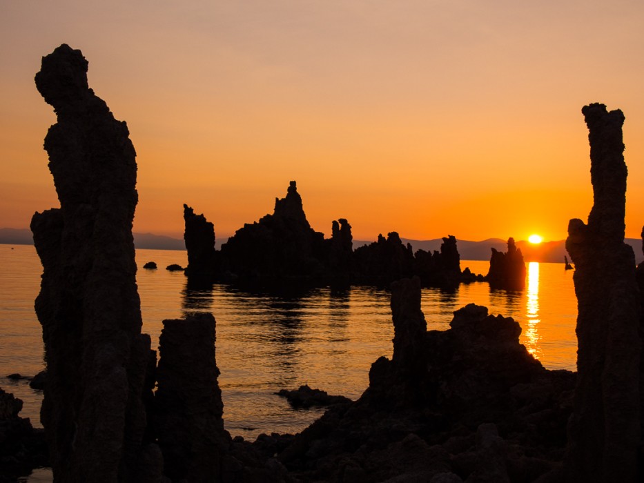 Mono Lake, California at sunrise