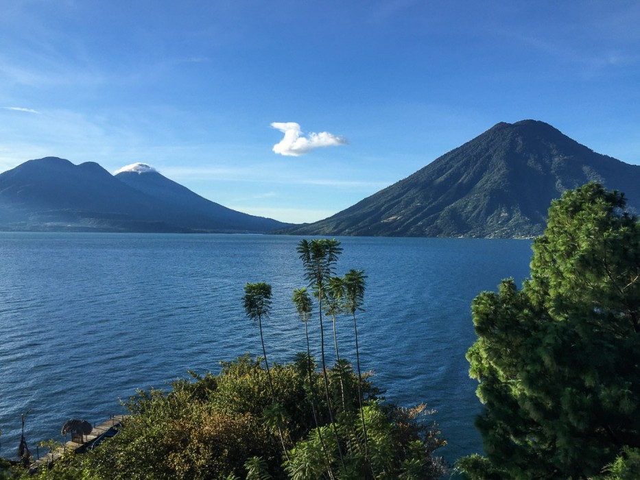 View from Pasajcap, San Marcos, Lake Atitlan