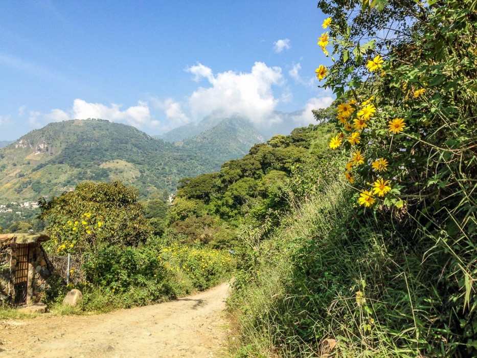 Road from Pasajcap to San Marcos, Atitlan