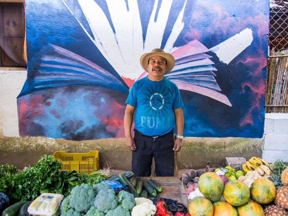Vegetable stand, San Marcos La Laguna, Lake Atitlan