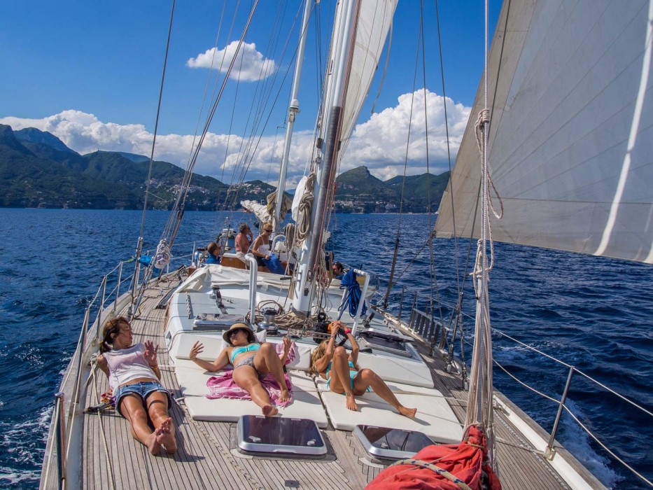 Intersailclub review - cabin charter sailing trip Amalfi Coast