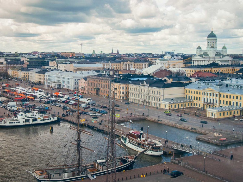 The view from the Skywheel, Helsinki