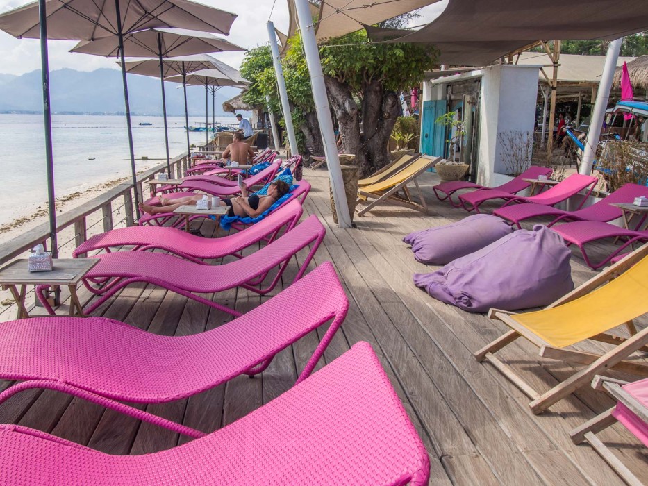 Sundeck at Sunrise Resort, Gili Air
