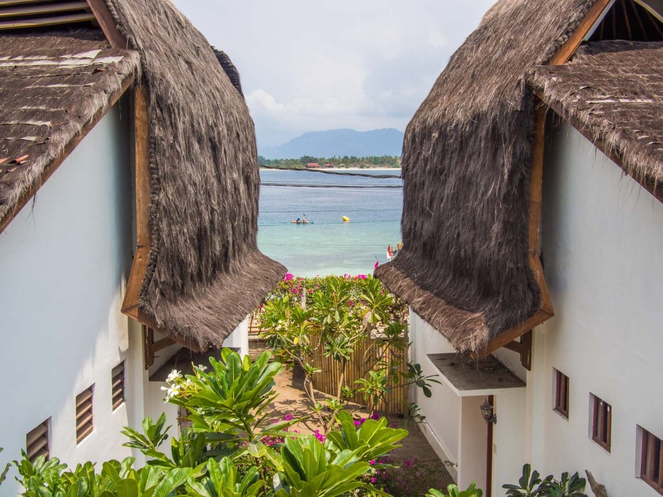 Sunrise resort suite view, Gili Air