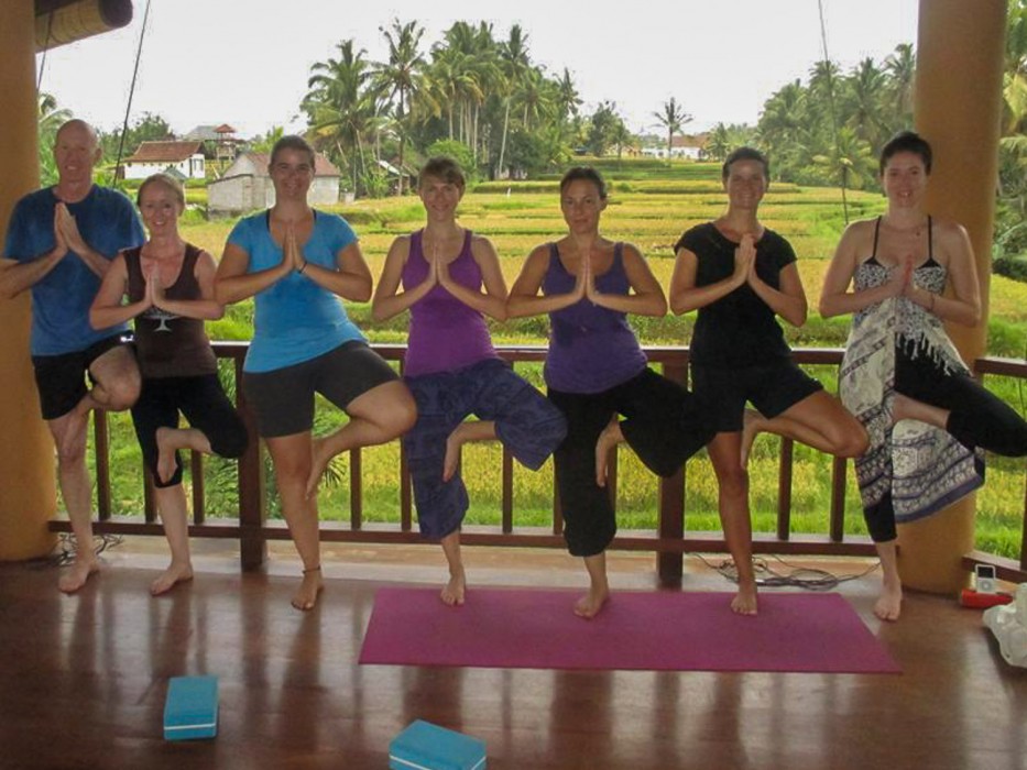 Ubud Yoga House review - group photo