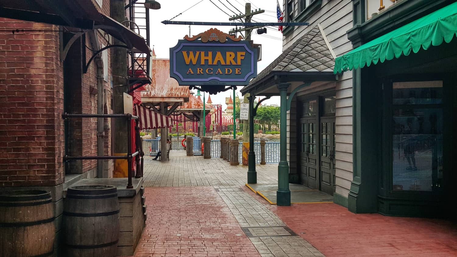 A photo of the New York Wharf at Universal Studios Singapore